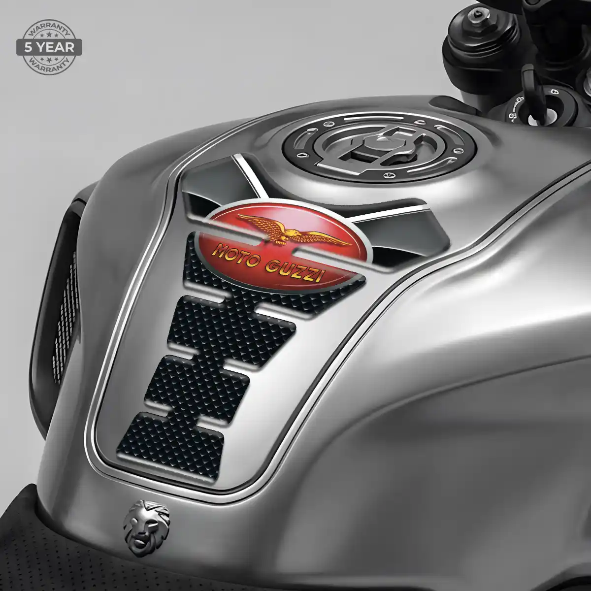 Moto Guzzi Resin Tank Pad Sleek Style