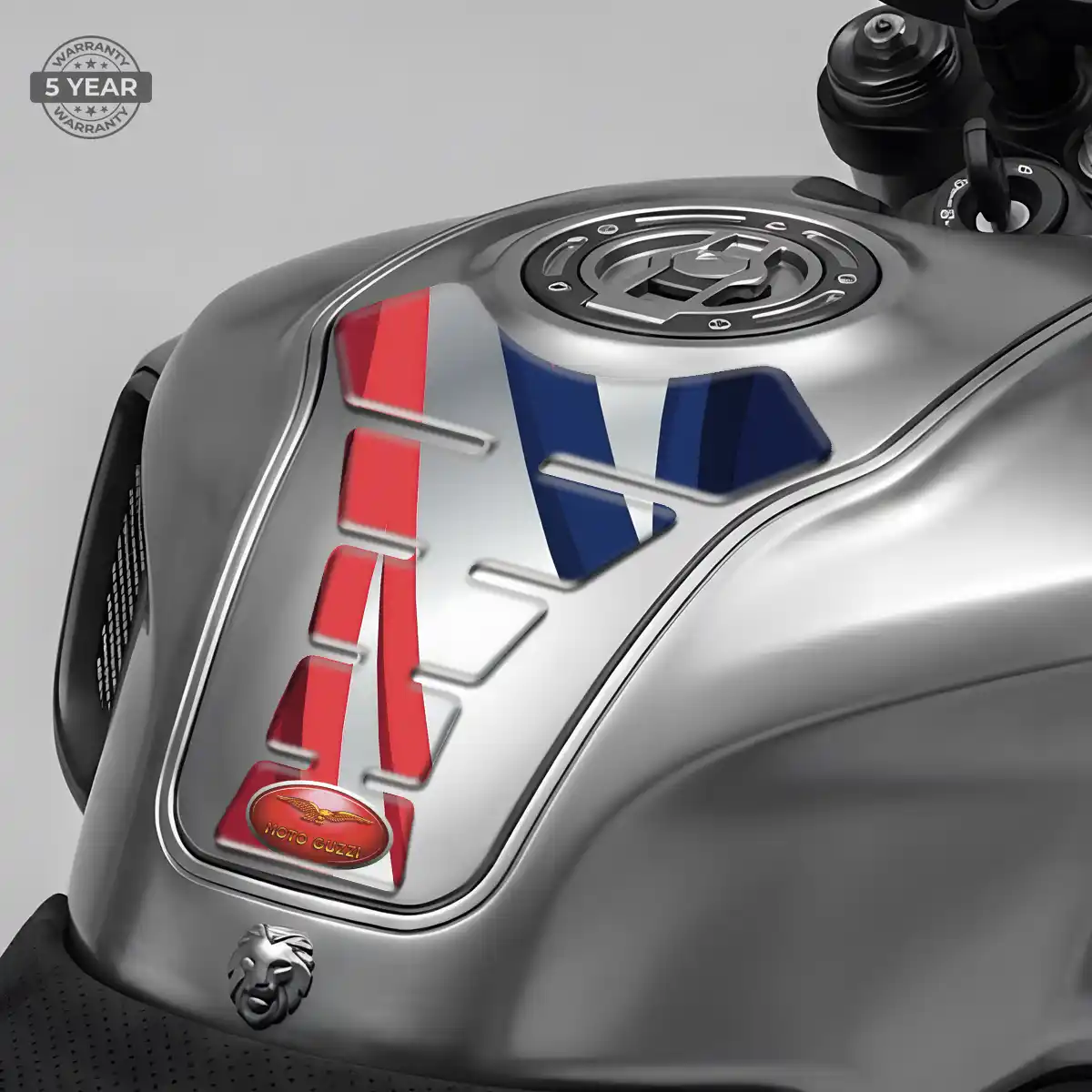 Moto Guzzi Self Adhesive Tank Pad Refined Design