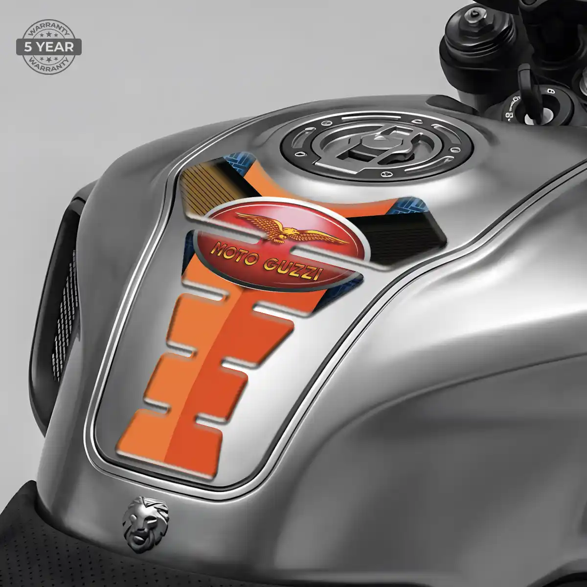 Moto Guzzi Self Adhesive Tank Pad Sleek Style