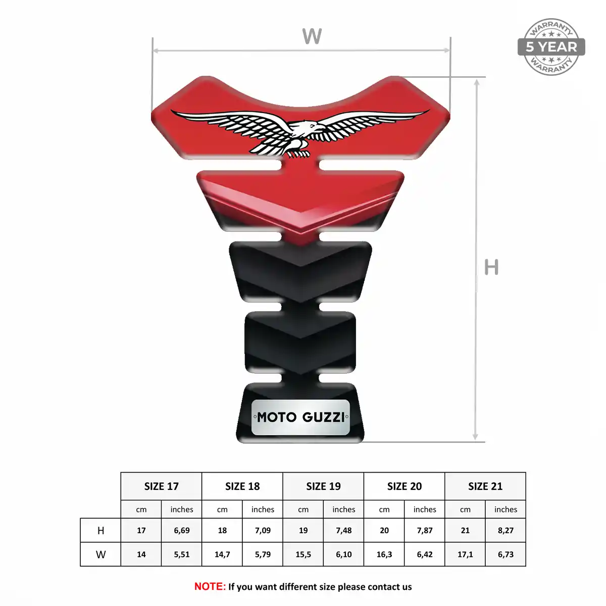 Moto Guzzi Tank Decal Superior Craft