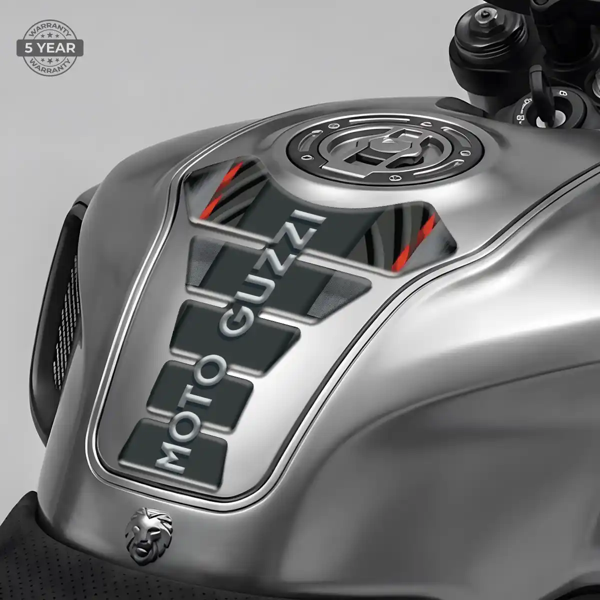 Moto Guzzi Tank Fuse Guard Motorbike Refined Design
