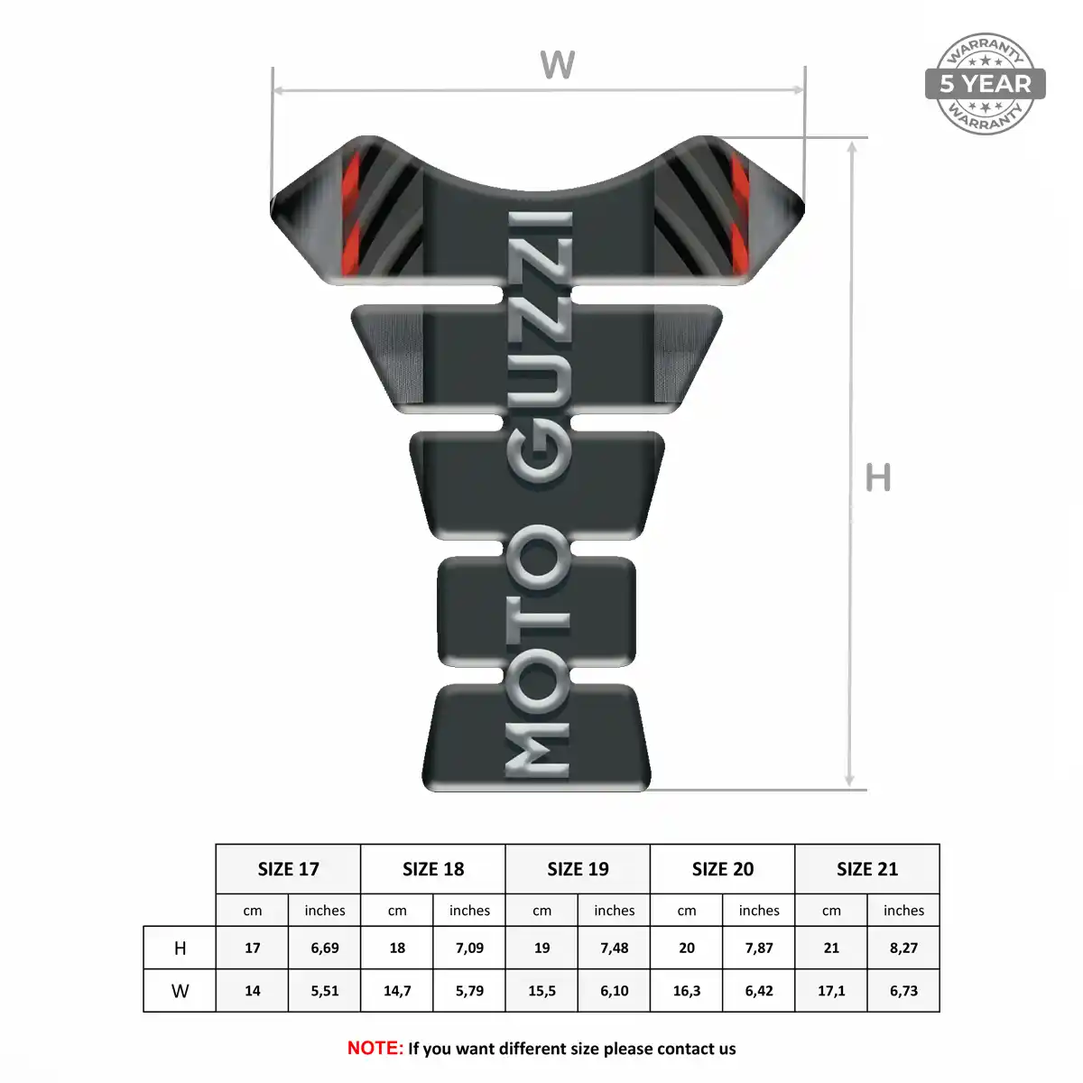 Moto Guzzi Tank Fuse Guard Motorbike Refined Design