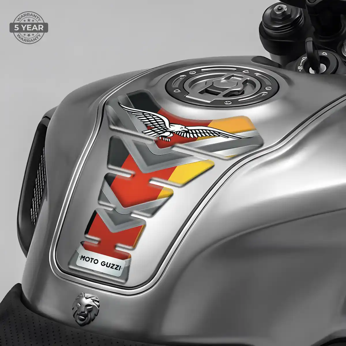 Moto Guzzi Tank Fuse Guard Motorcycle Elite Finish