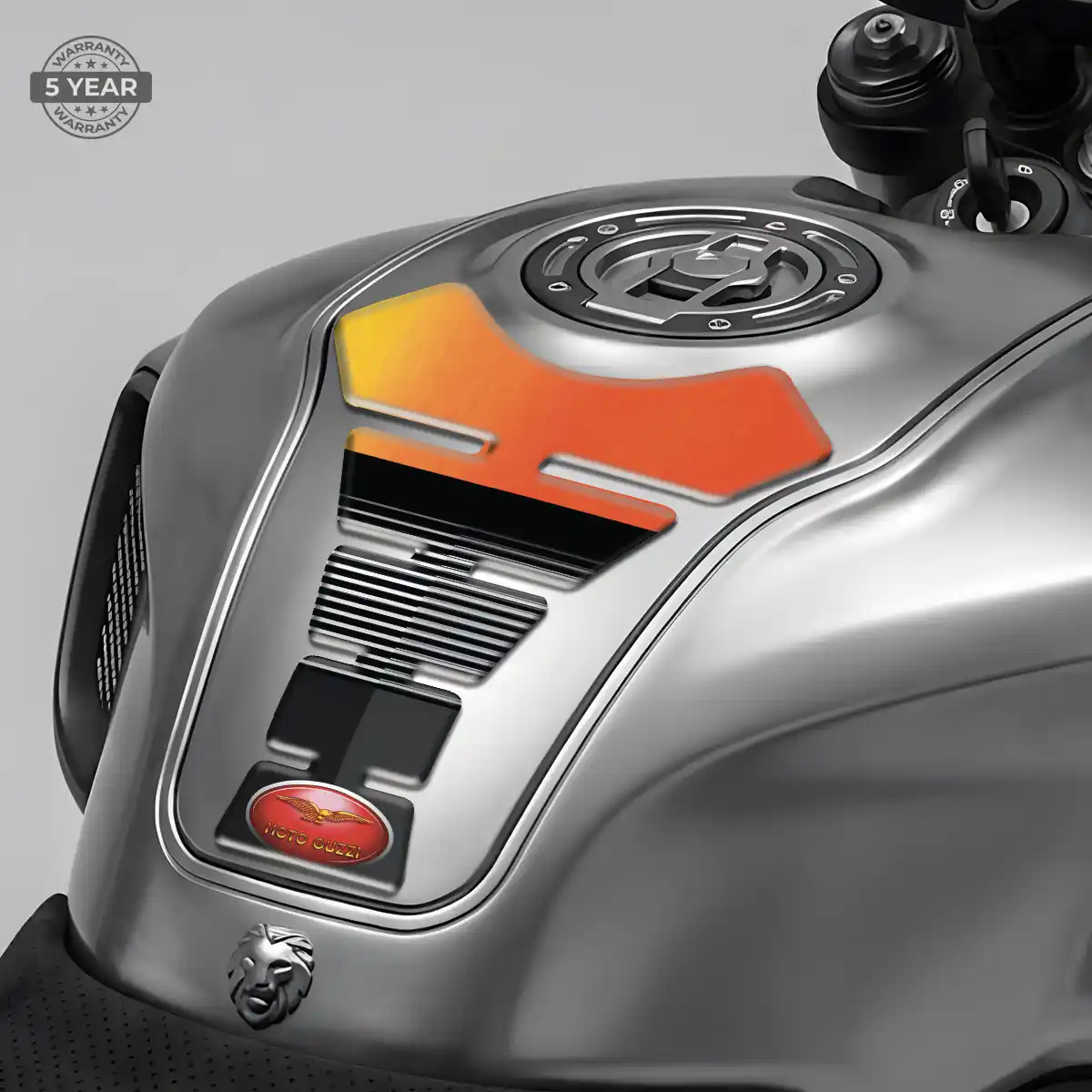 Moto Guzzi Tank Fuse Guard Refined Design