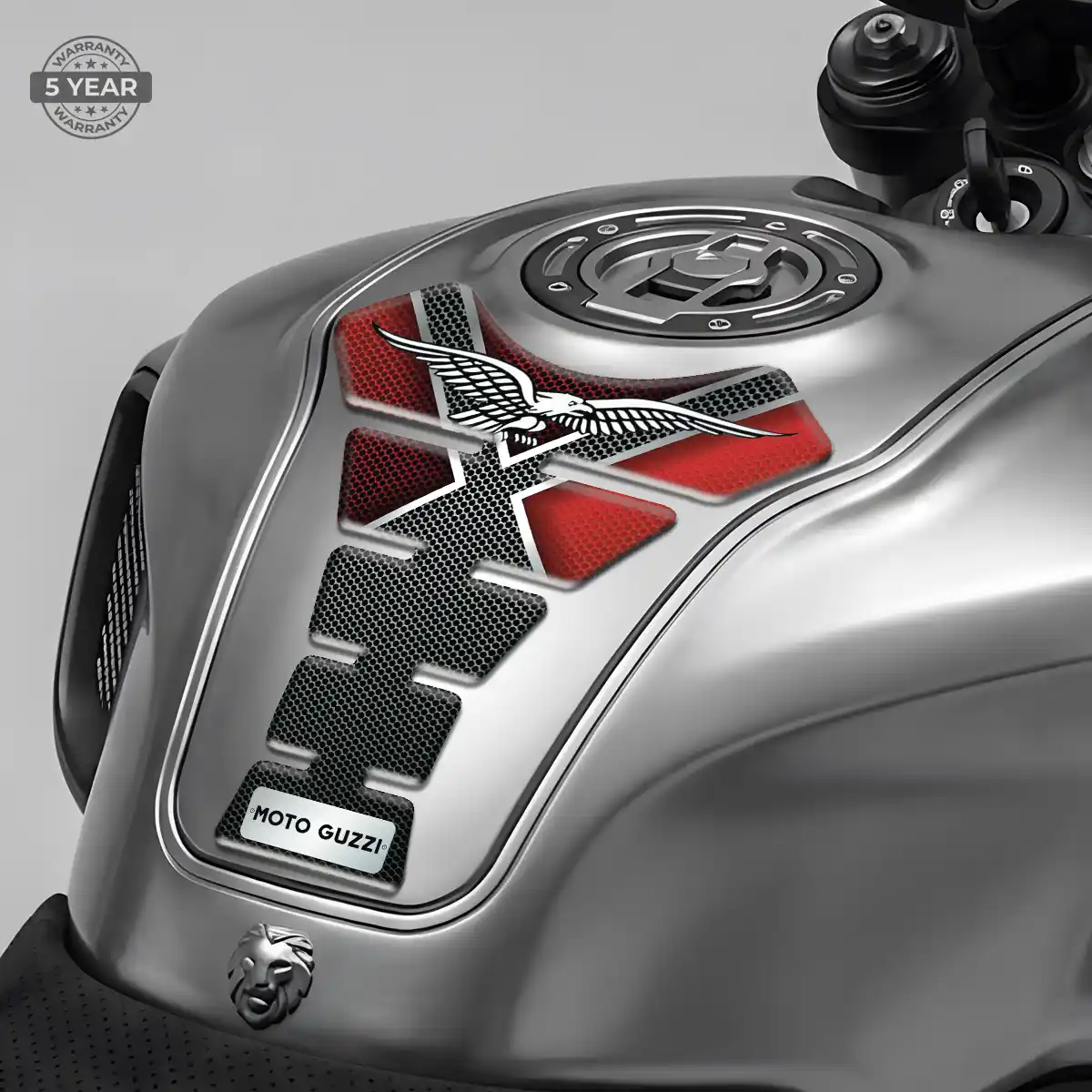 Moto Guzzi Tank Fuse Guard Sleek Style