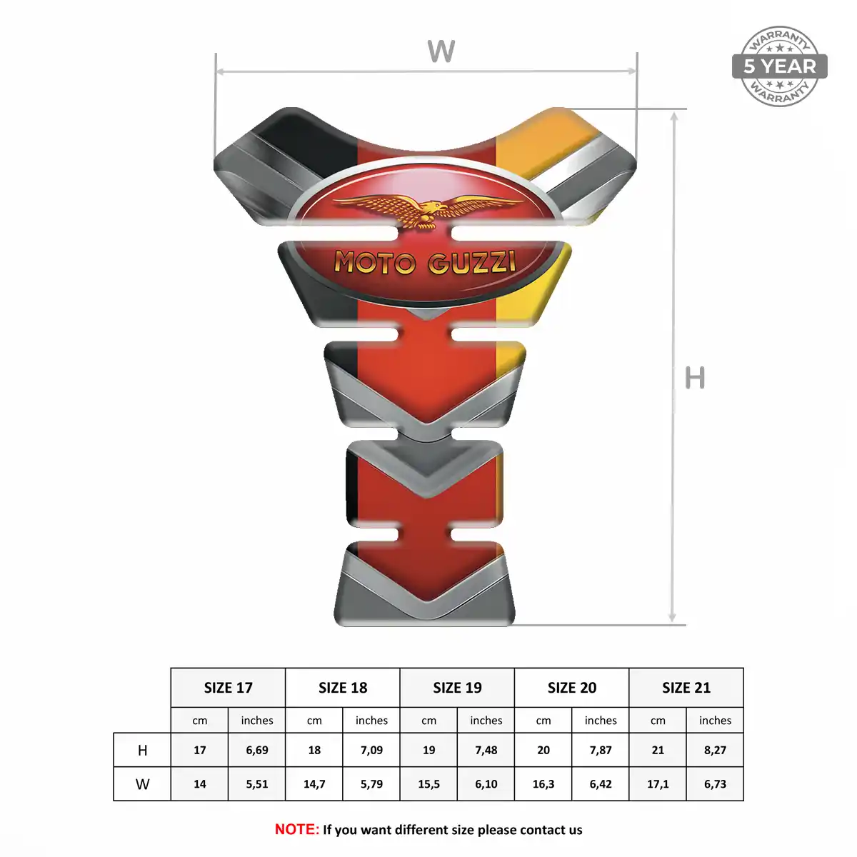 Moto Guzzi Tank Fuse Guard Superior Craft