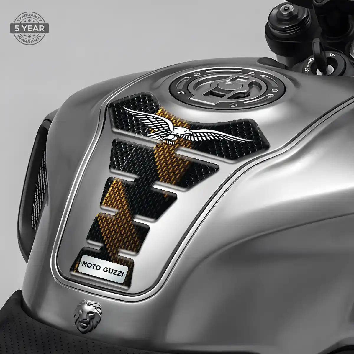 Moto Guzzi Tank Fuse Motorcycle Sleek Style