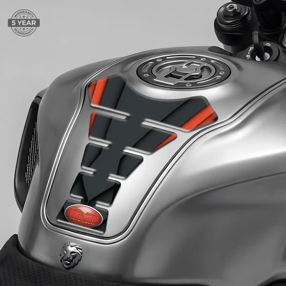 Moto Guzzi Tank Fuse Pad Motorcycle Refined Design