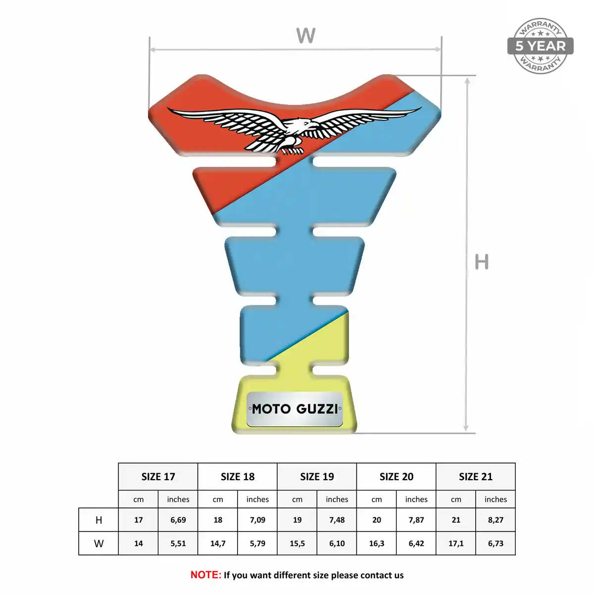 Moto Guzzi Tank Fuse Pad Signature Grade
