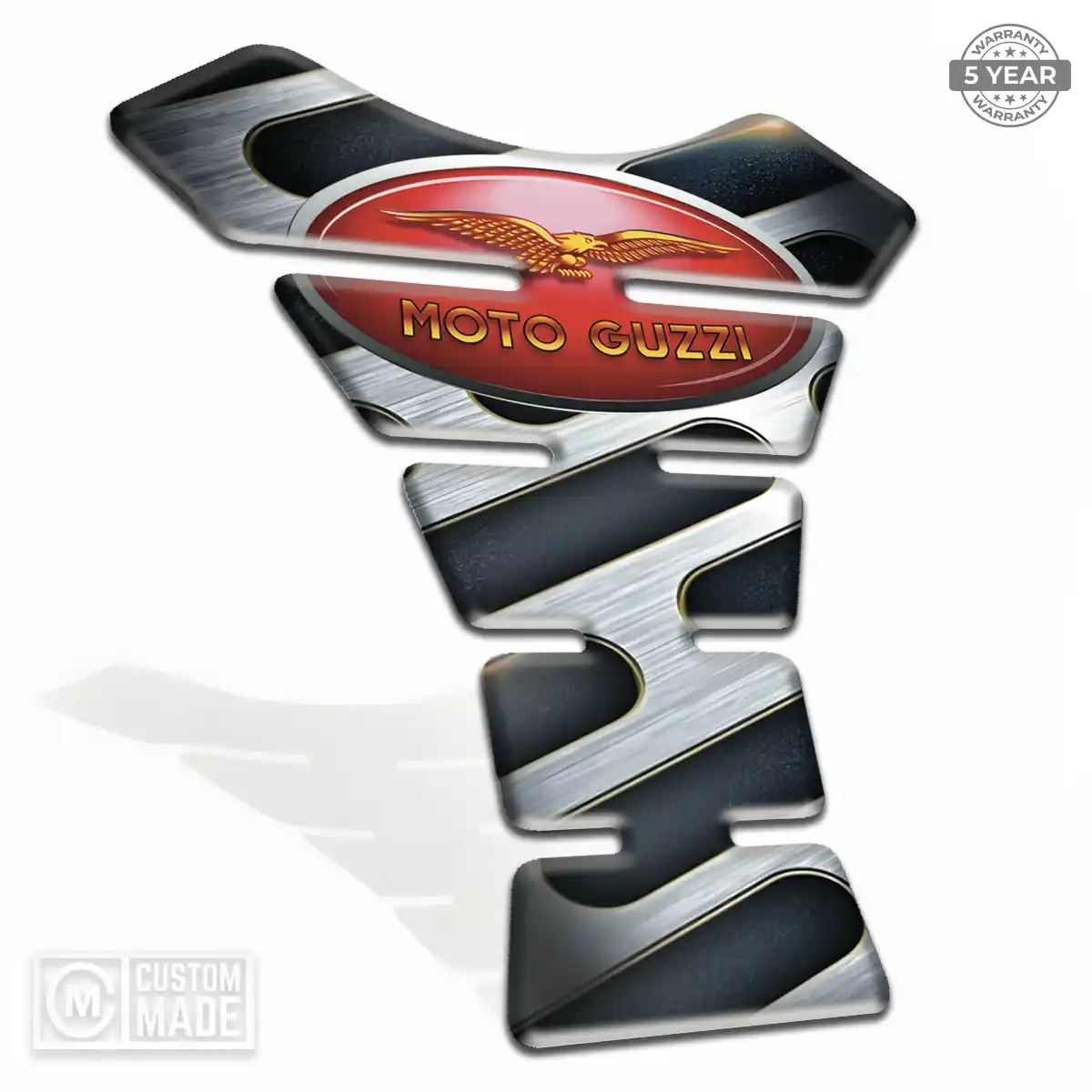 Moto Guzzi Tank Fuse Pads Motorbike Sleek Style