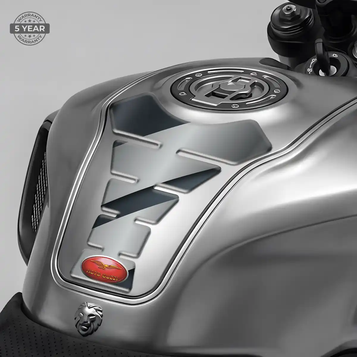 Moto Guzzi Tank Fuse Pads Motorcycle Refined Design