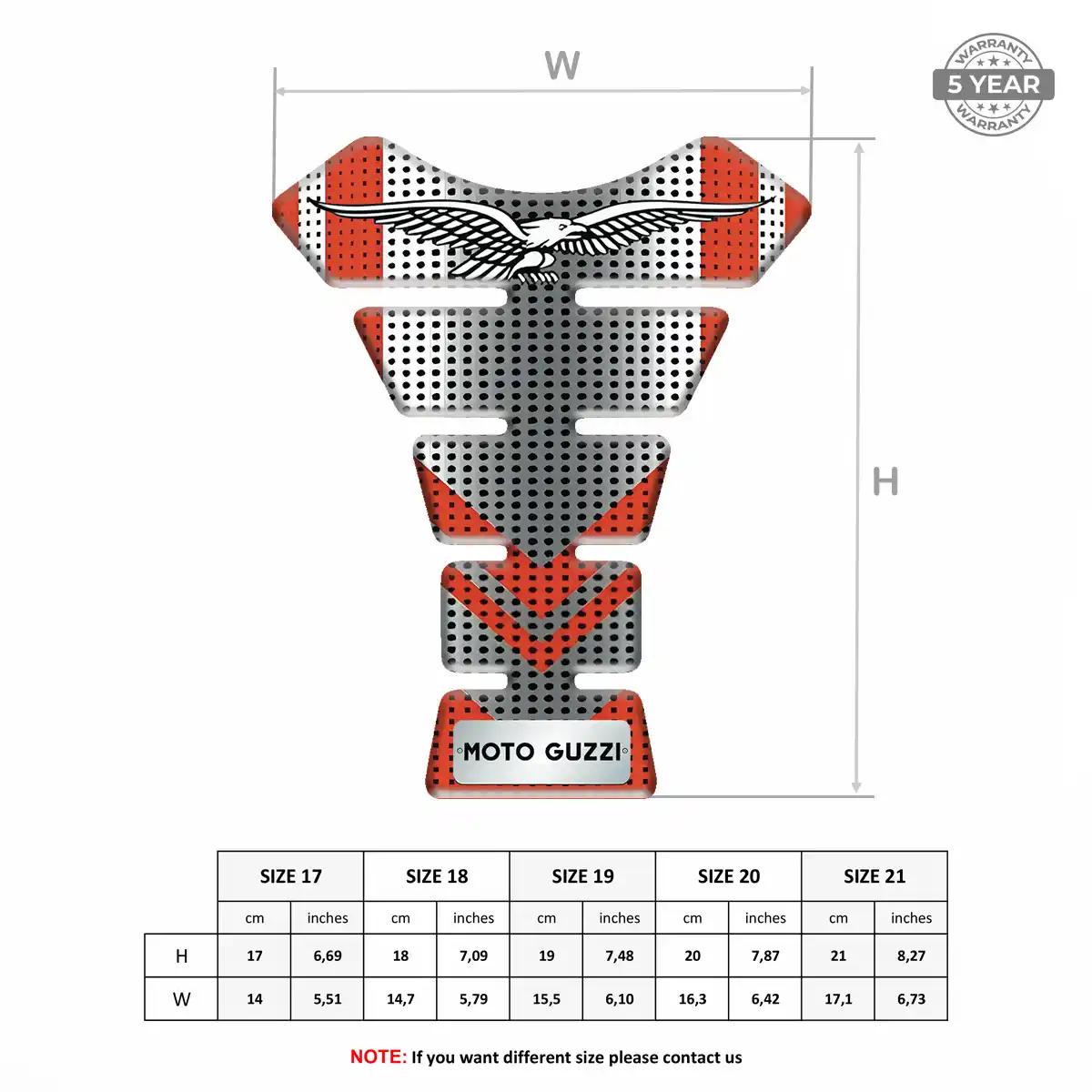 Moto Guzzi Tank Fuse Pads Refined Design