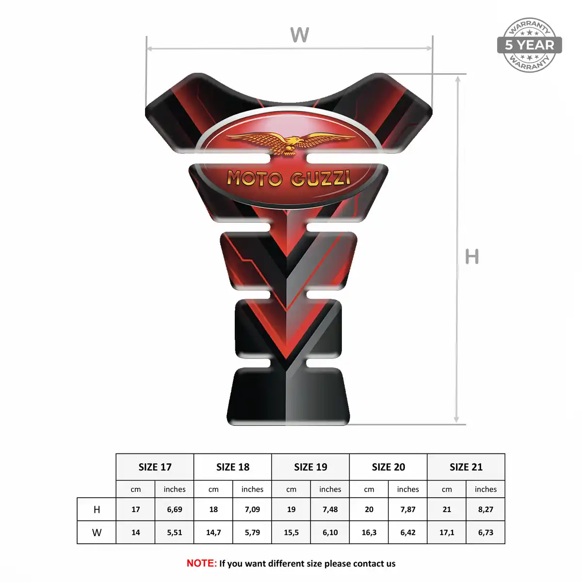 Moto Guzzi Tank Fuse Pads Signature Grade