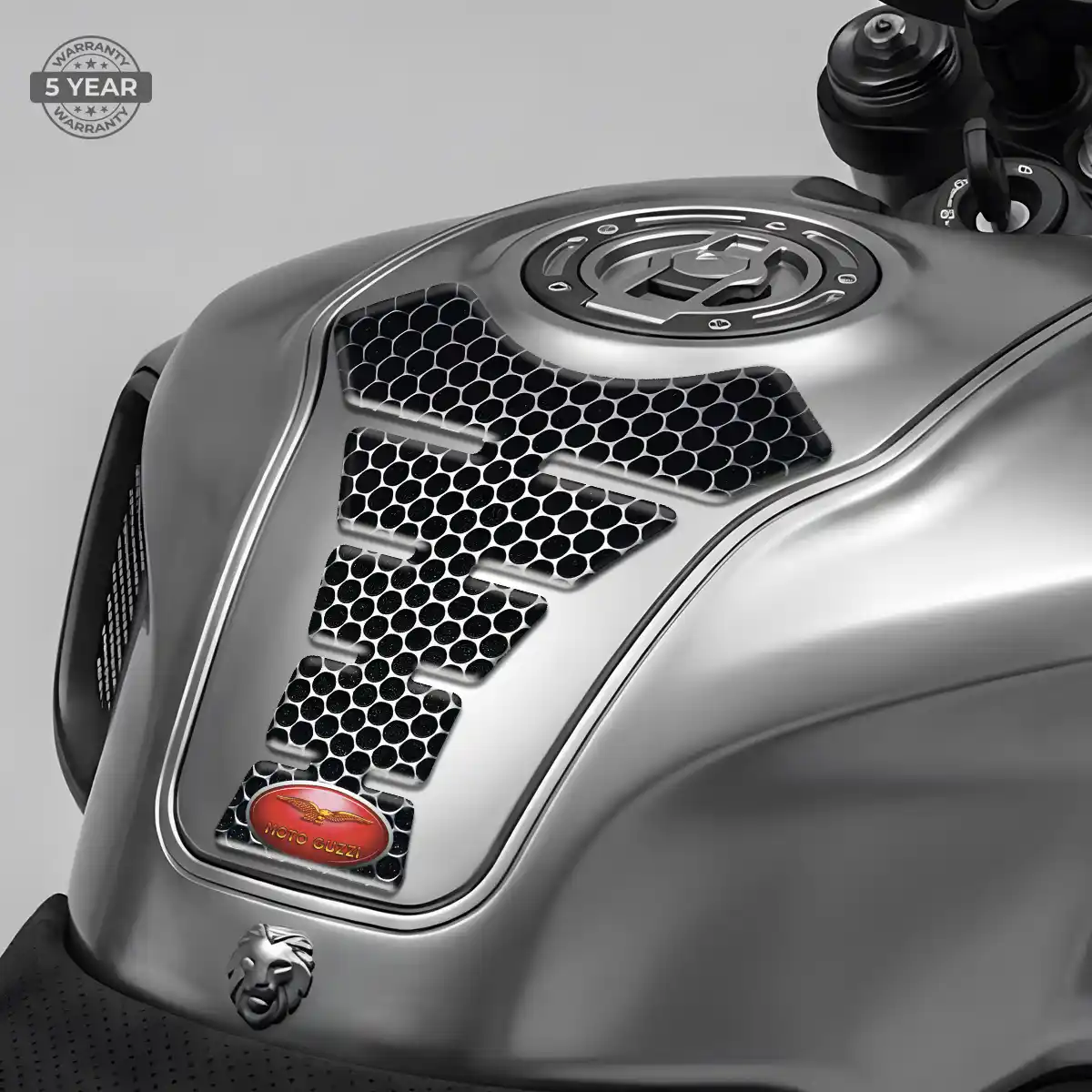 Moto Guzzi Tank Fuse Protector Motorcycle Elite Finish