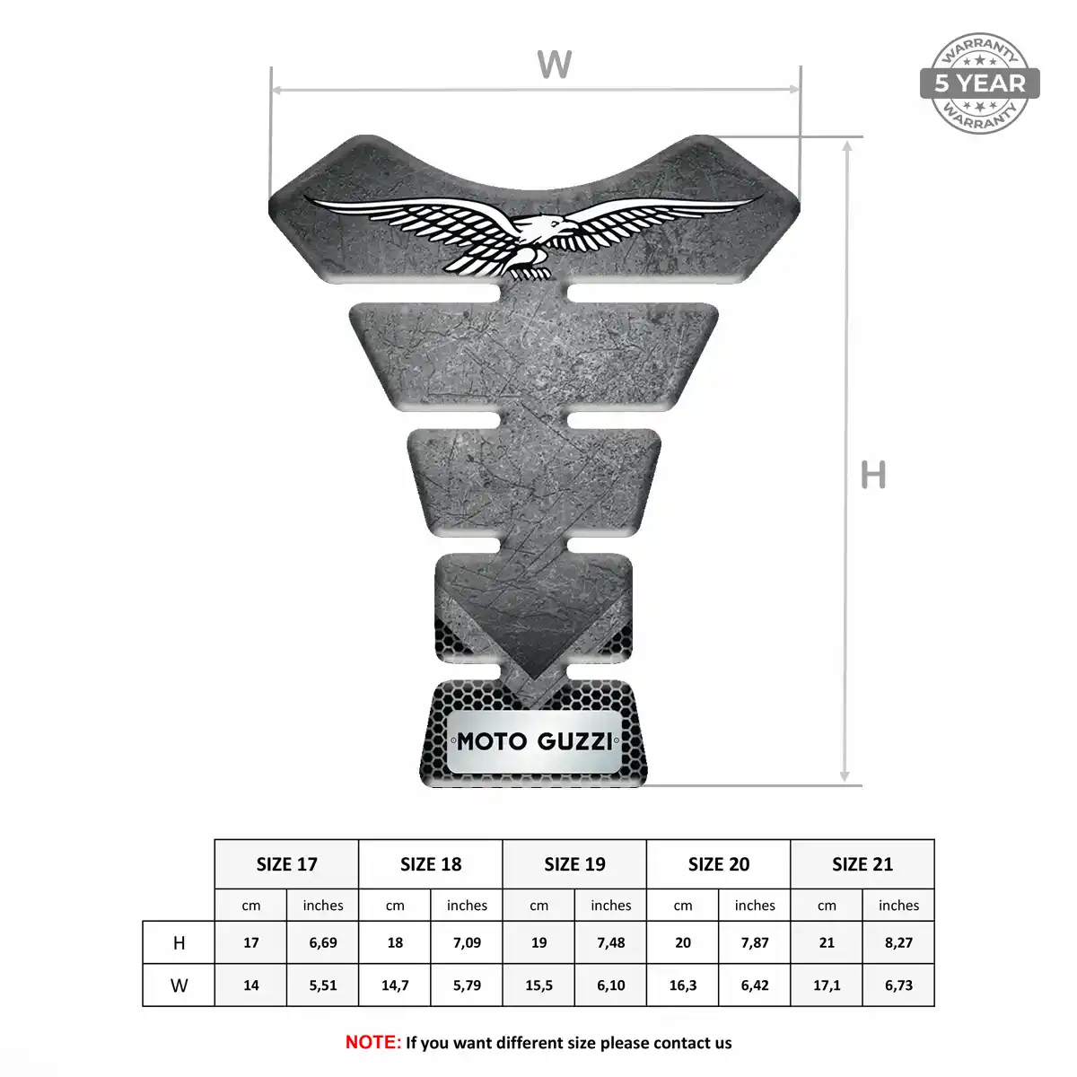 Moto Guzzi Tank Fuse Protector Motorcycle Refined Design