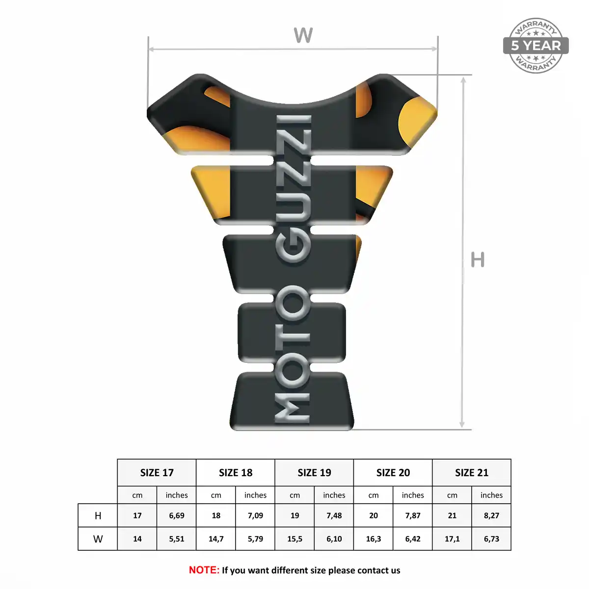 Moto Guzzi Tank Fuse Protector Motorcycle Superior Craft
