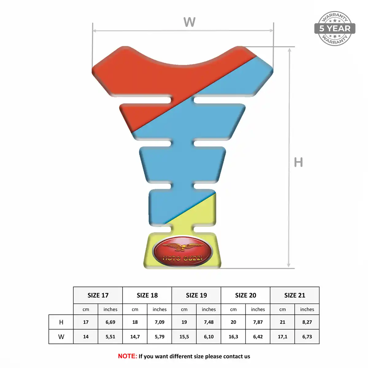 Moto Guzzi Tank Fuse Protector Prime Quality