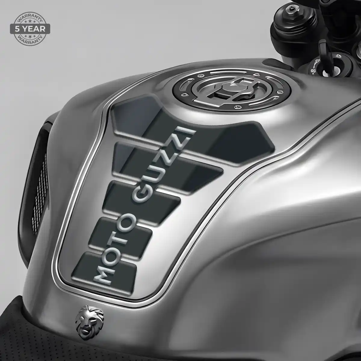 Moto Guzzi Tank Fuse Protector Refined Design