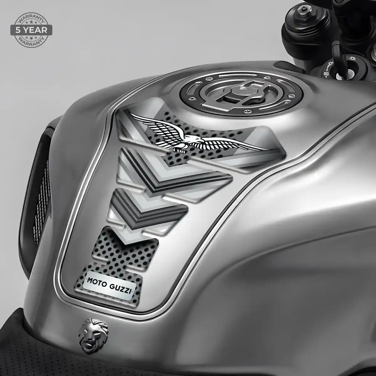 Moto Guzzi Tank Grip Pad Refined Design