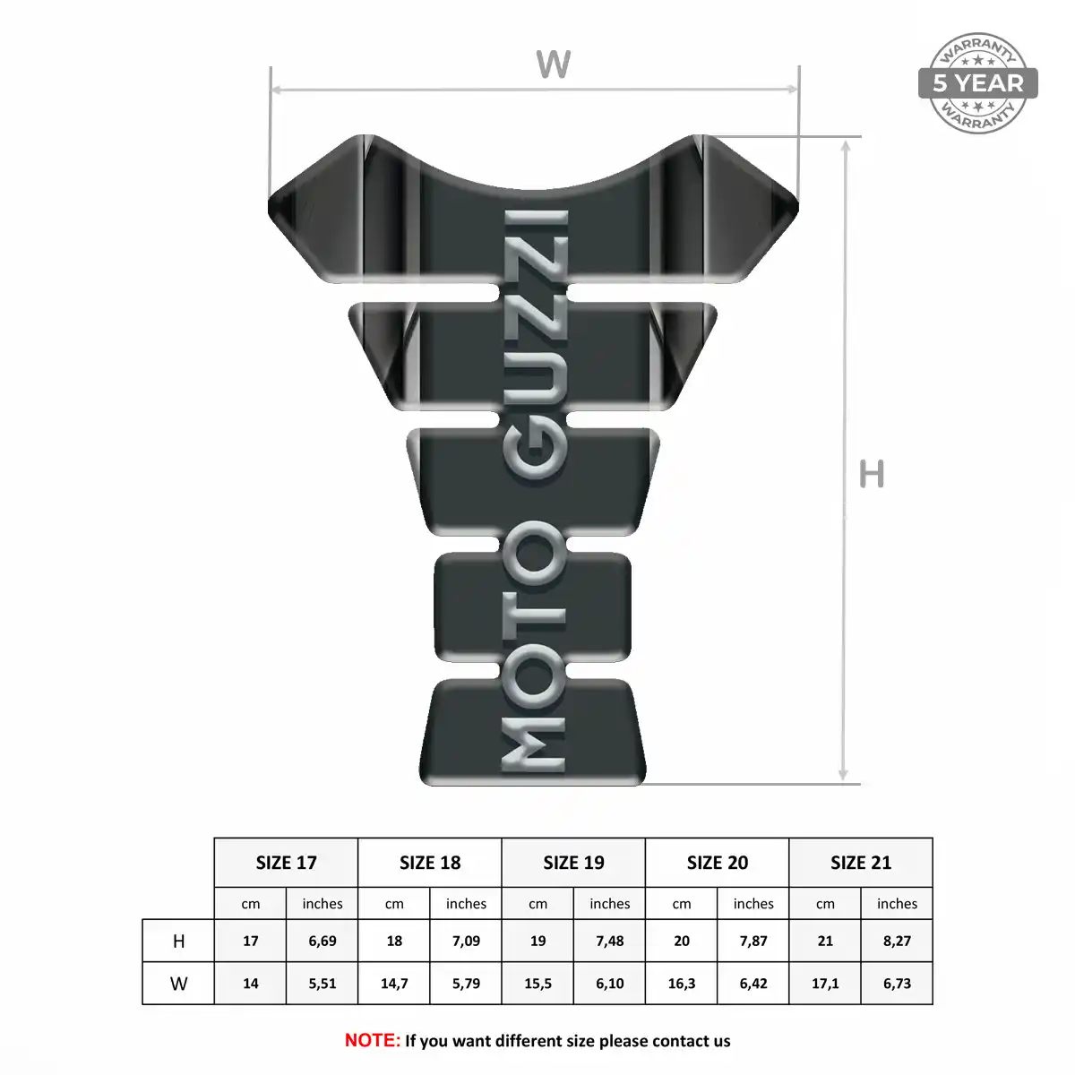 Moto Guzzi Tank Guard Motorbike Prime Quality