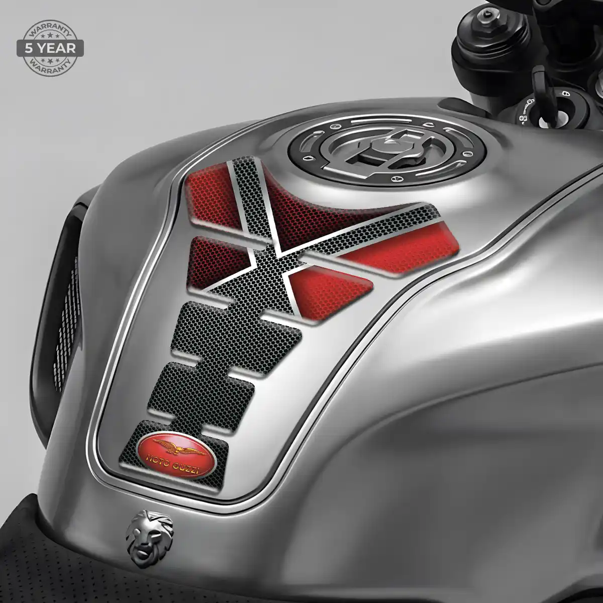 Moto Guzzi Tank Guard Motorbike Refined Design
