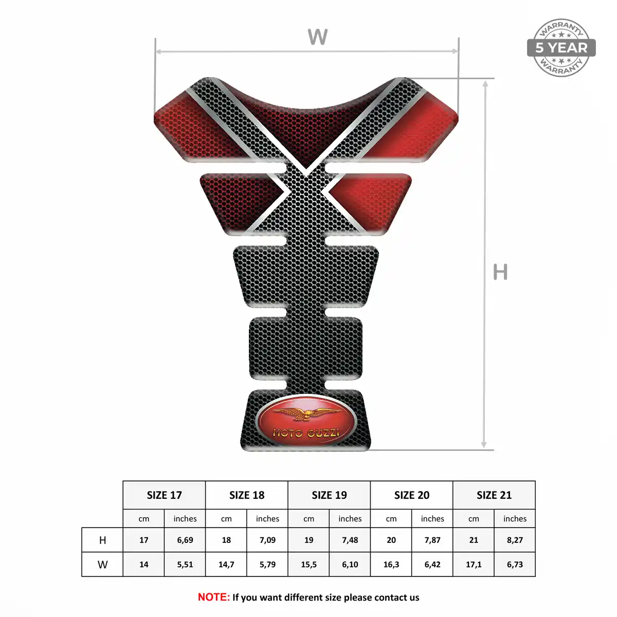 Moto Guzzi Tank Guard Motorbike Refined Design