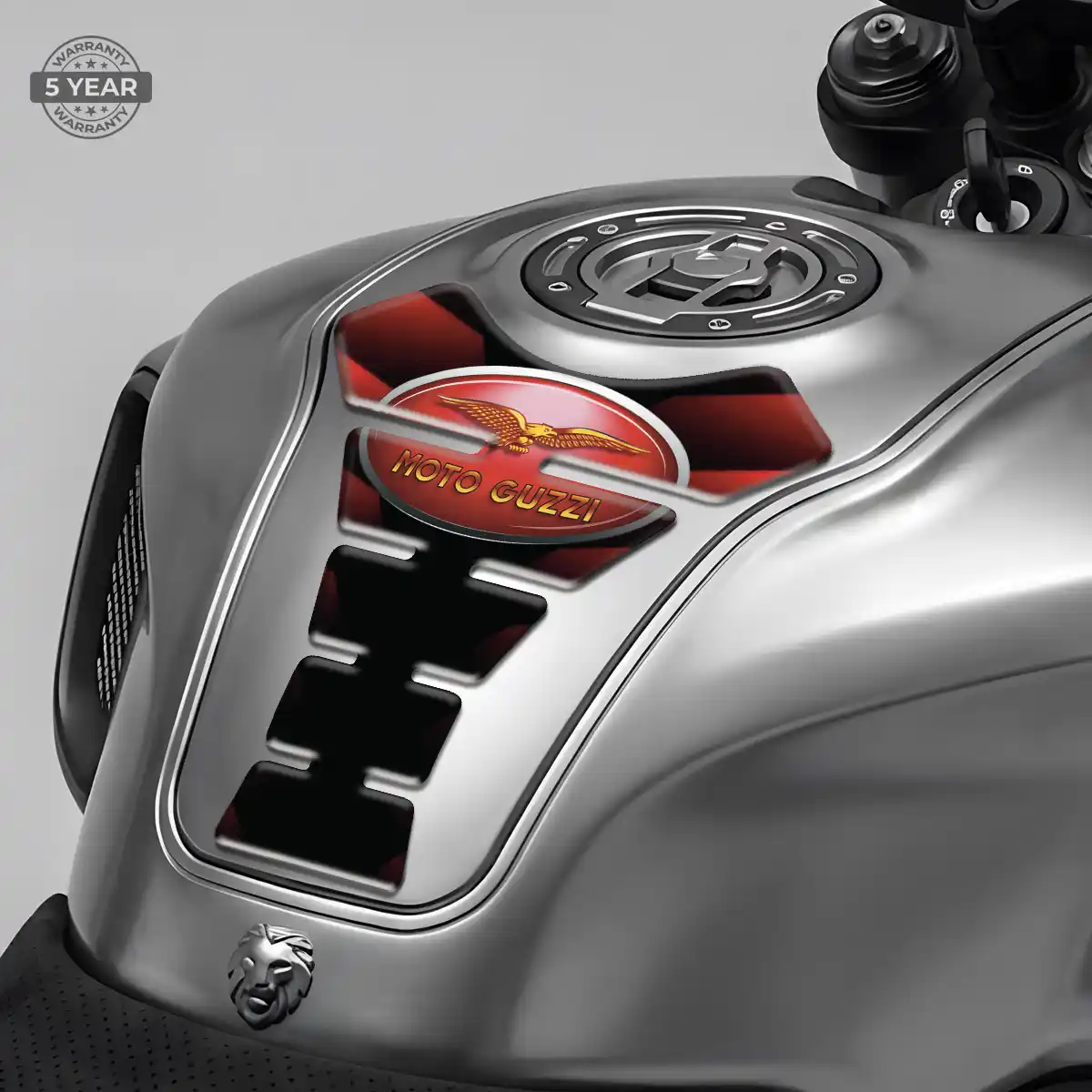 Moto Guzzi Tank Guard Motorbike Sleek Style