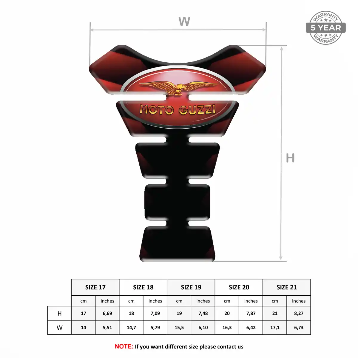 Moto Guzzi Tank Guard Motorbike Sleek Style