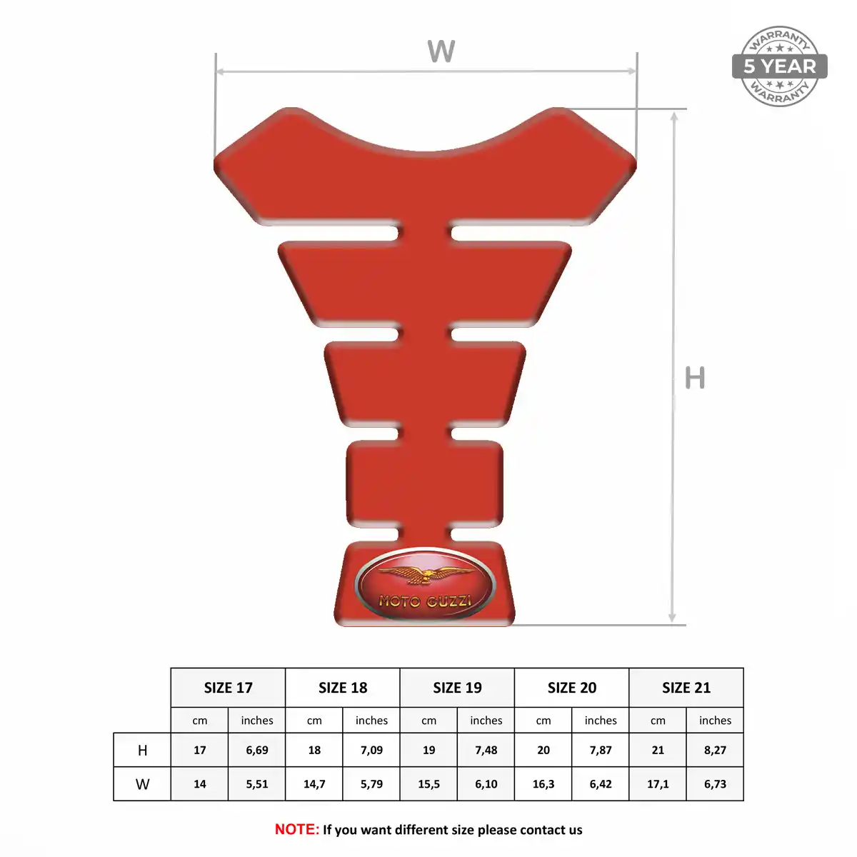 Moto Guzzi Tank Guard Motorbike Superior Craft