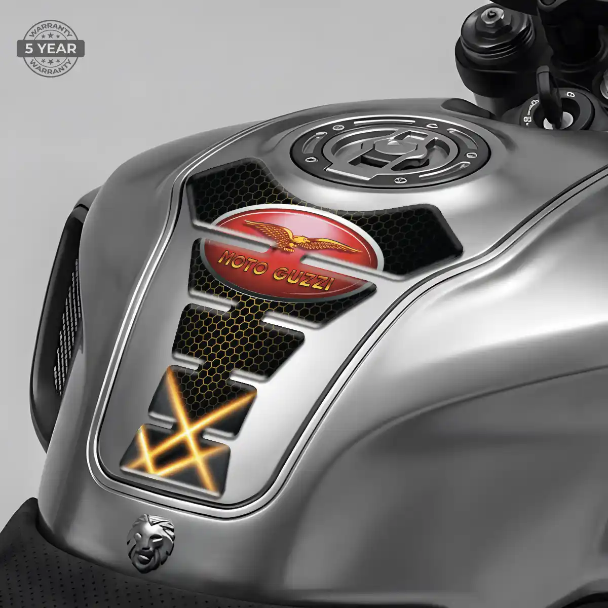 Moto Guzzi Tank Guard Motorcycle Refined Design