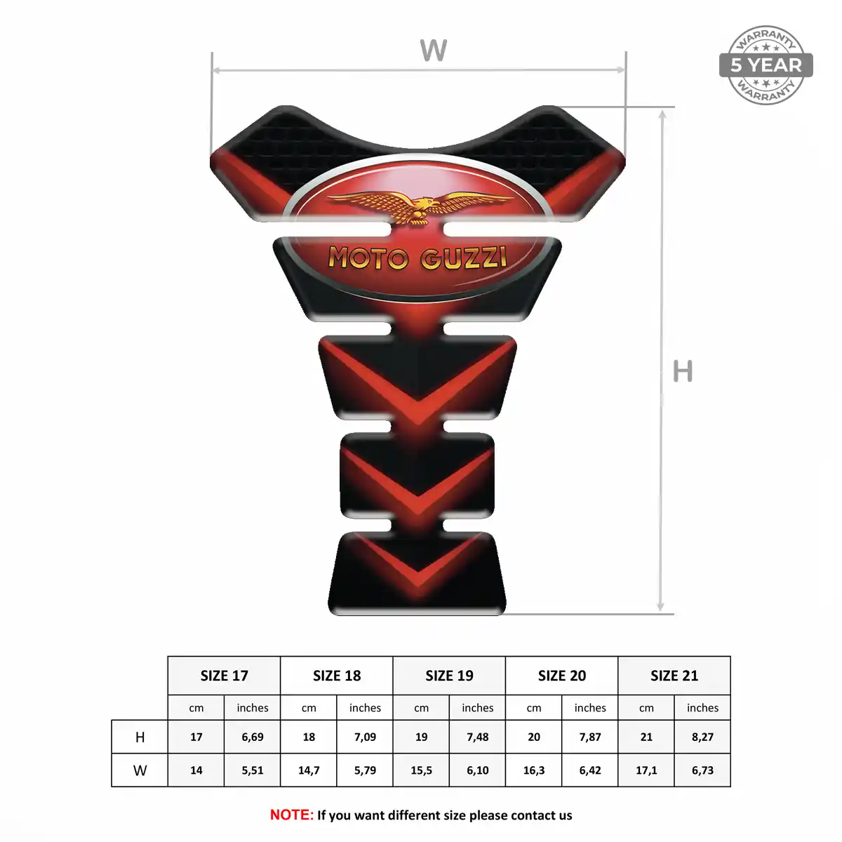 Moto Guzzi Tank Guard Motorcycle Superior Craft