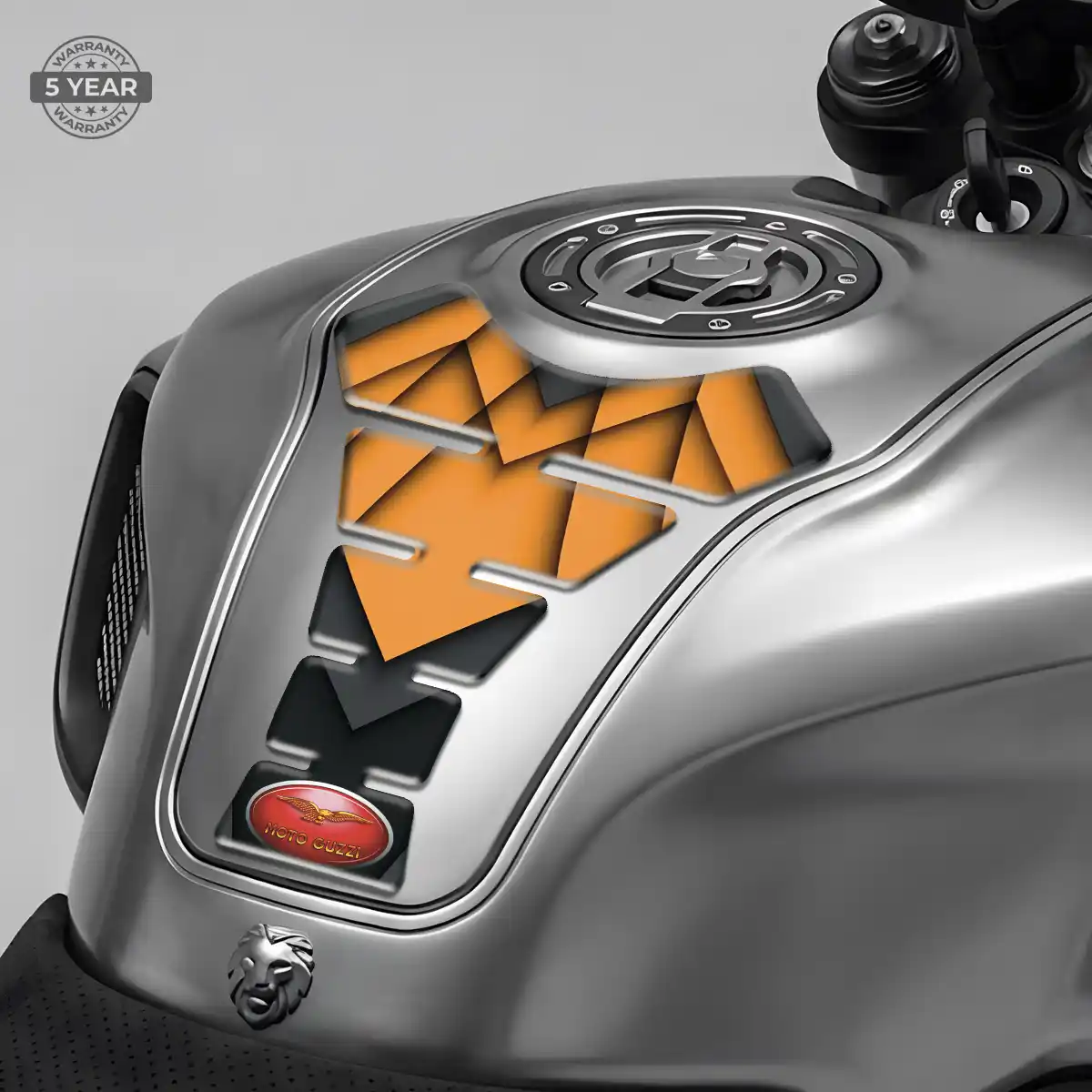 Moto Guzzi Tank Guard Pad Motorcycle Elite Finish