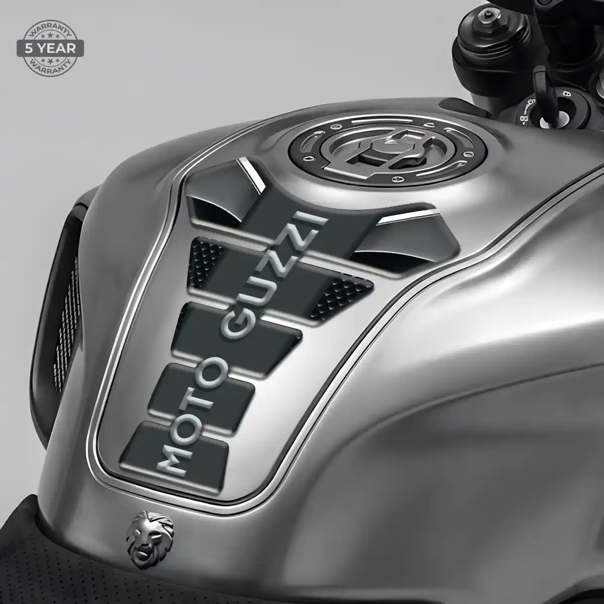 Moto Guzzi Tank Guard Pad Motorcycle Refined Design