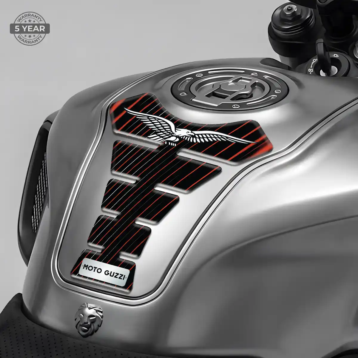 Moto Guzzi Tank Guard Pad Motorcycle Sleek Style