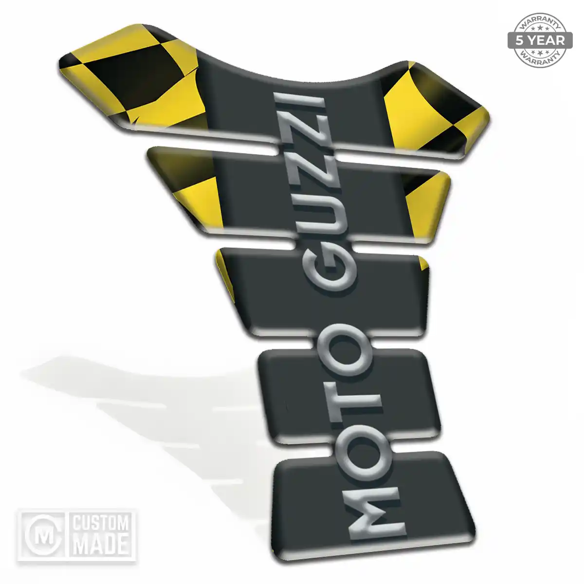 Moto Guzzi Tank Guard Pads Motorbike Elite Finish