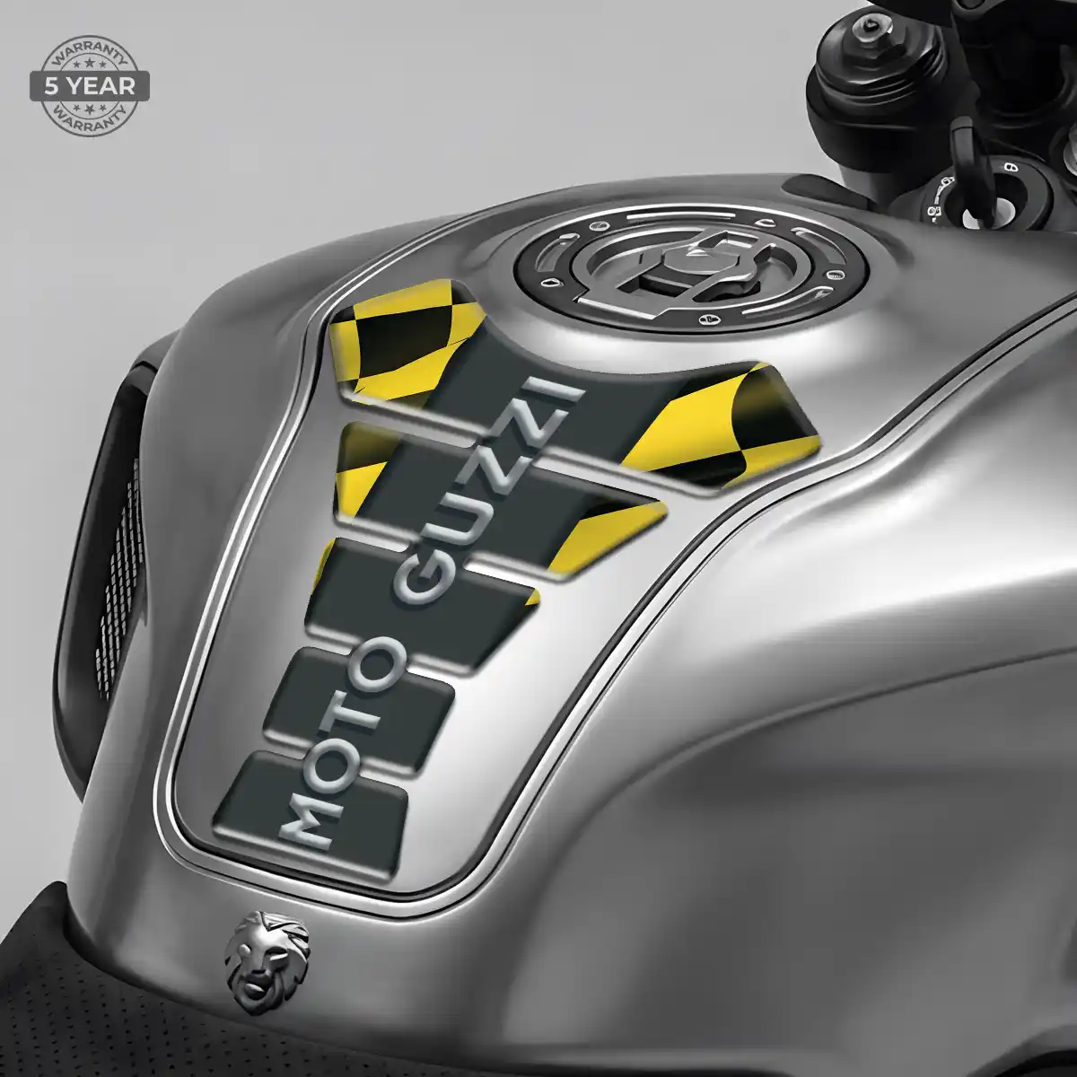 Moto Guzzi Tank Guard Pads Motorbike Elite Finish
