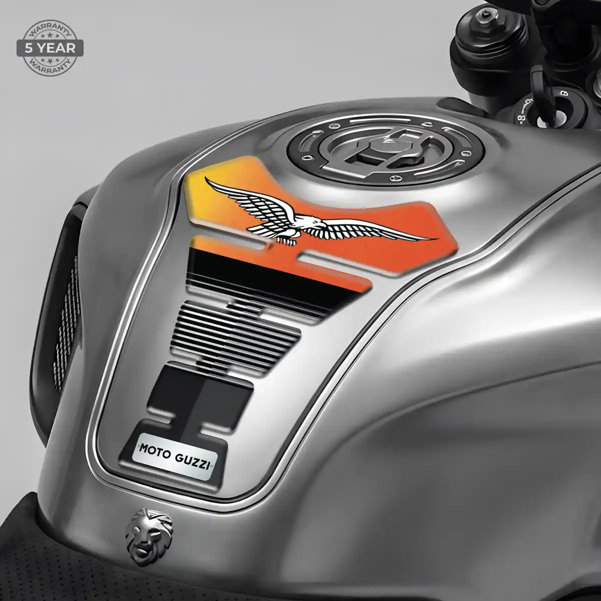 Moto Guzzi Tank Guard Pads Motorbike Refined Design