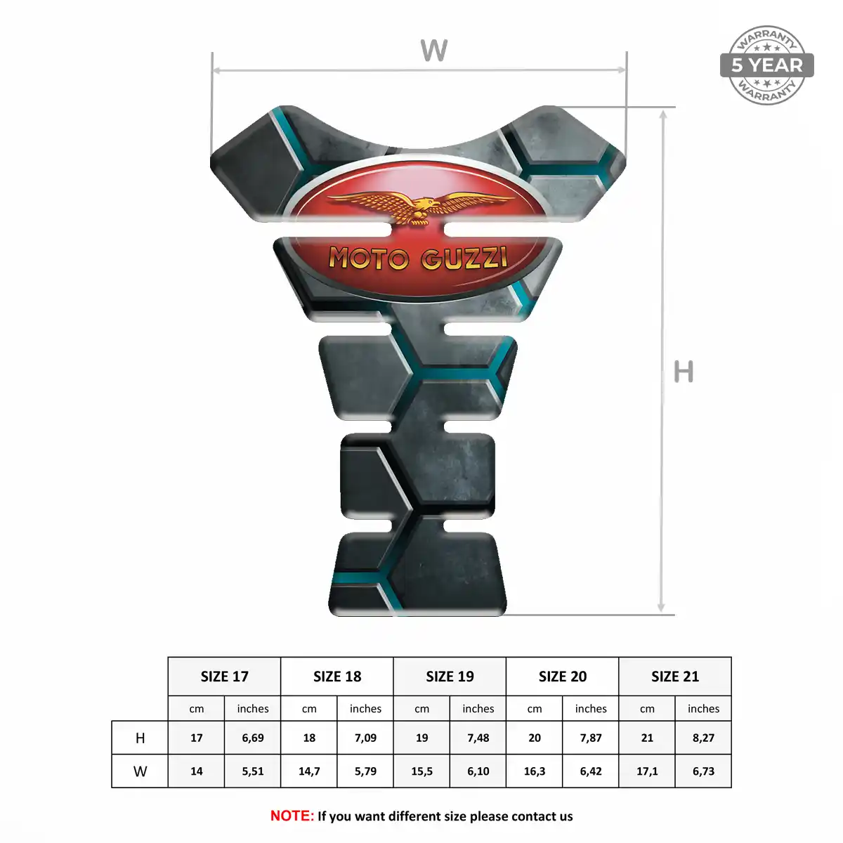 Moto Guzzi Tank Guard Pads Motorbike Superior Craft
