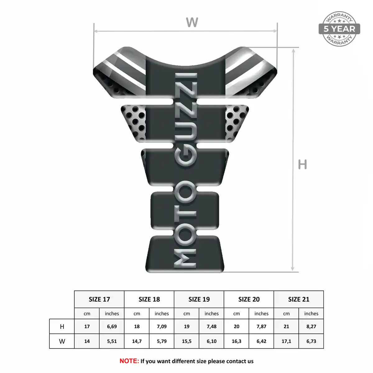 Moto Guzzi Tank Guard Pads Motorcycle Prime Quality
