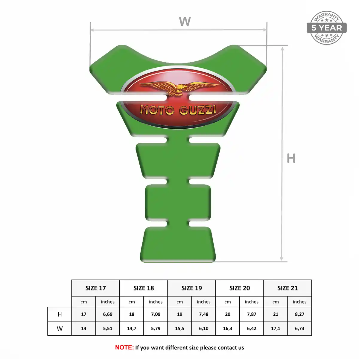 Moto Guzzi Tank Guard Pads Motorcycle Refined Design