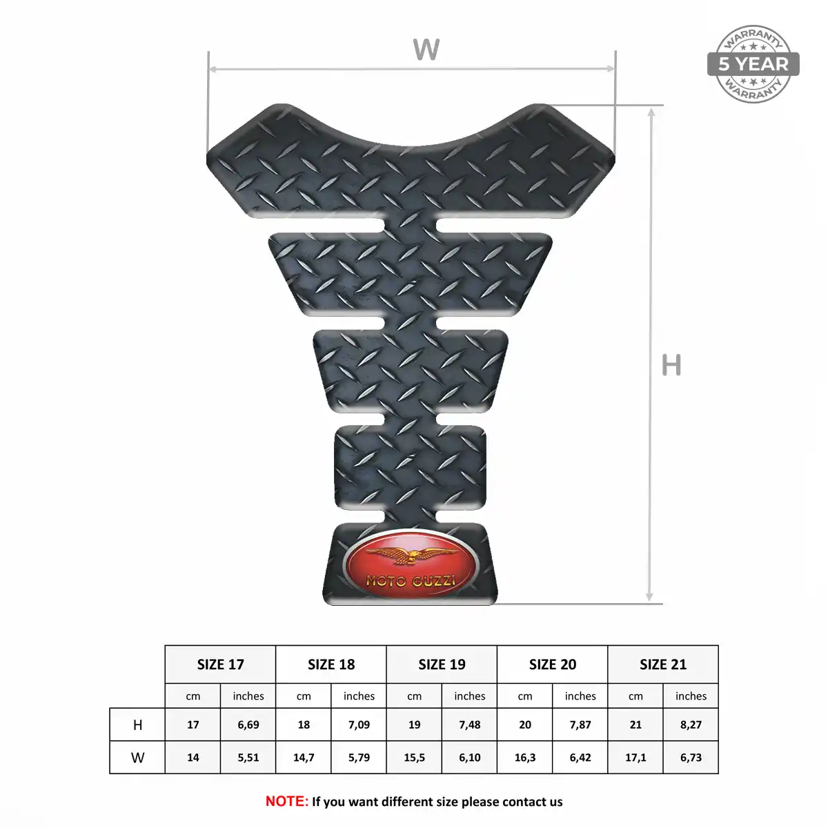 Moto Guzzi Tank Guard Pads Refined Design