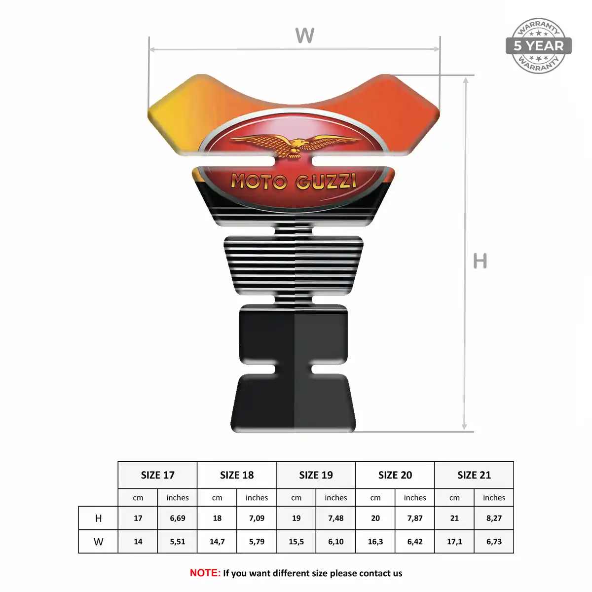 Moto Guzzi Tank Guard Sleek Style