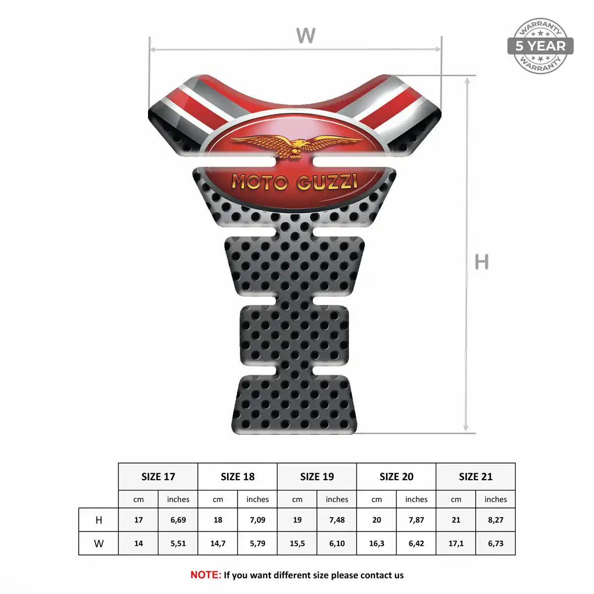 Moto Guzzi Tank Guards Motorbike Prime Quality