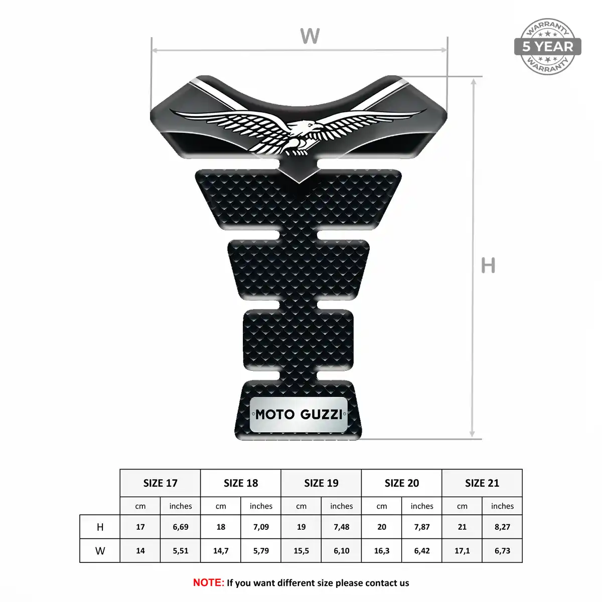 Moto Guzzi Tank Guards Motorbike Sleek Style