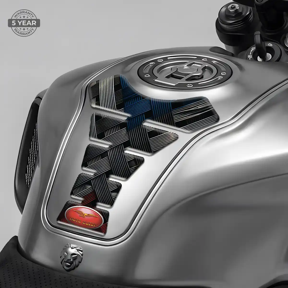 Moto Guzzi Tank Guards Motorcycle Elite Finish