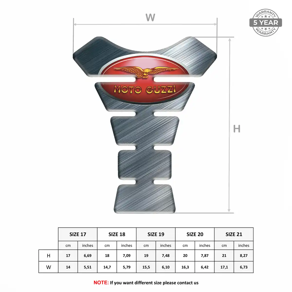 Moto Guzzi Tank Guards Motorcycle Prime Quality
