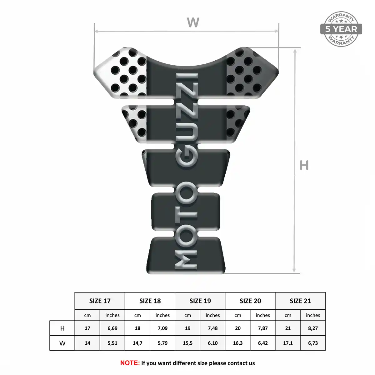 Moto Guzzi Tank Guards Motorcycle Signature Grade