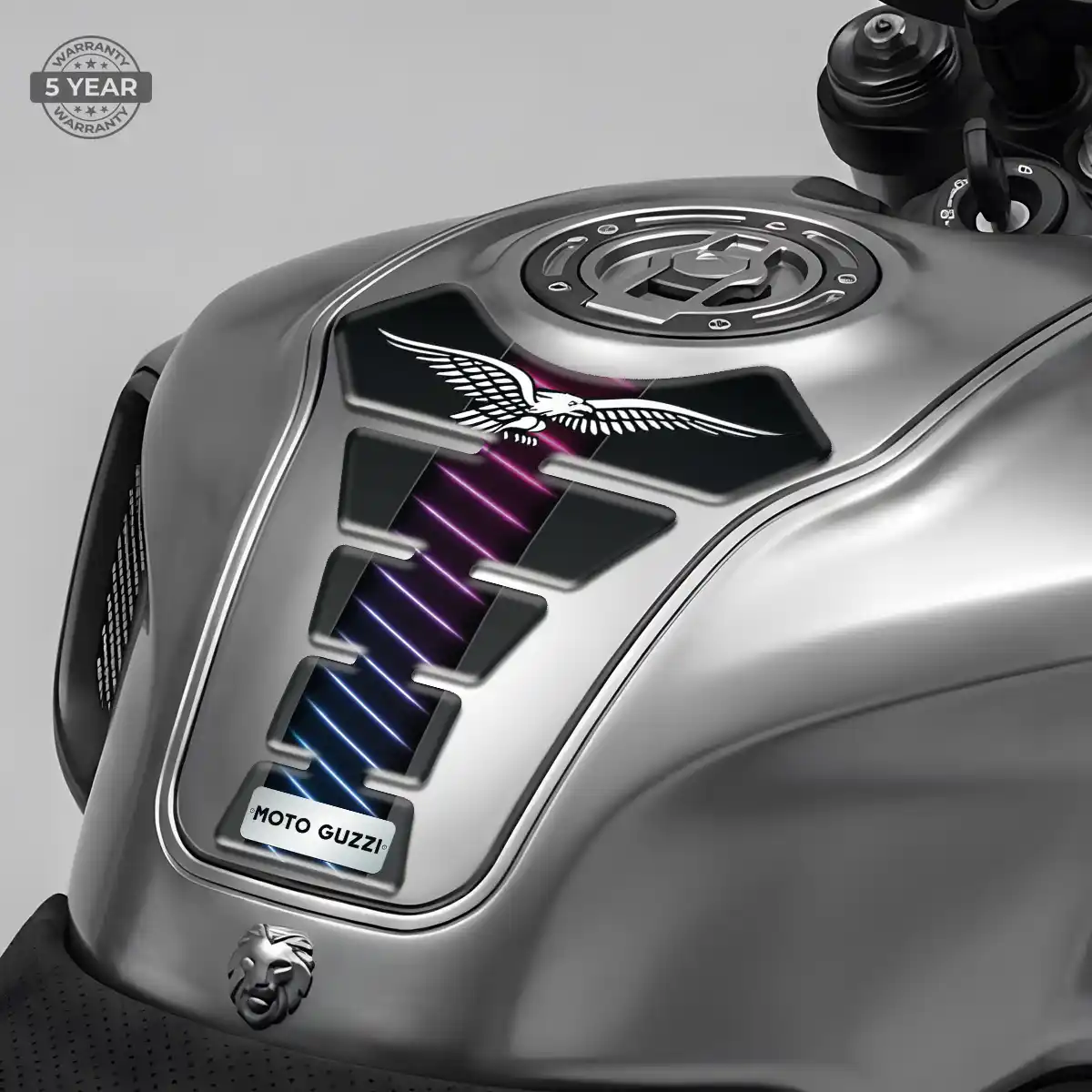 Moto Guzzi Tank Guards Motorcycle Sleek Style