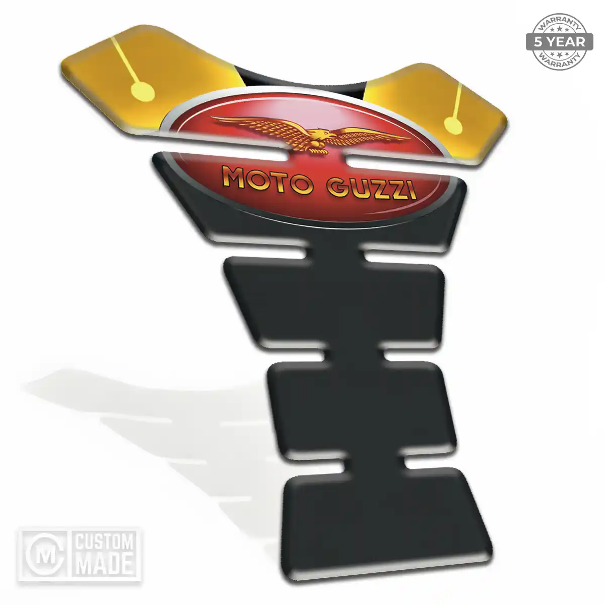 Moto Guzzi Tank Knee Pad Refined Design