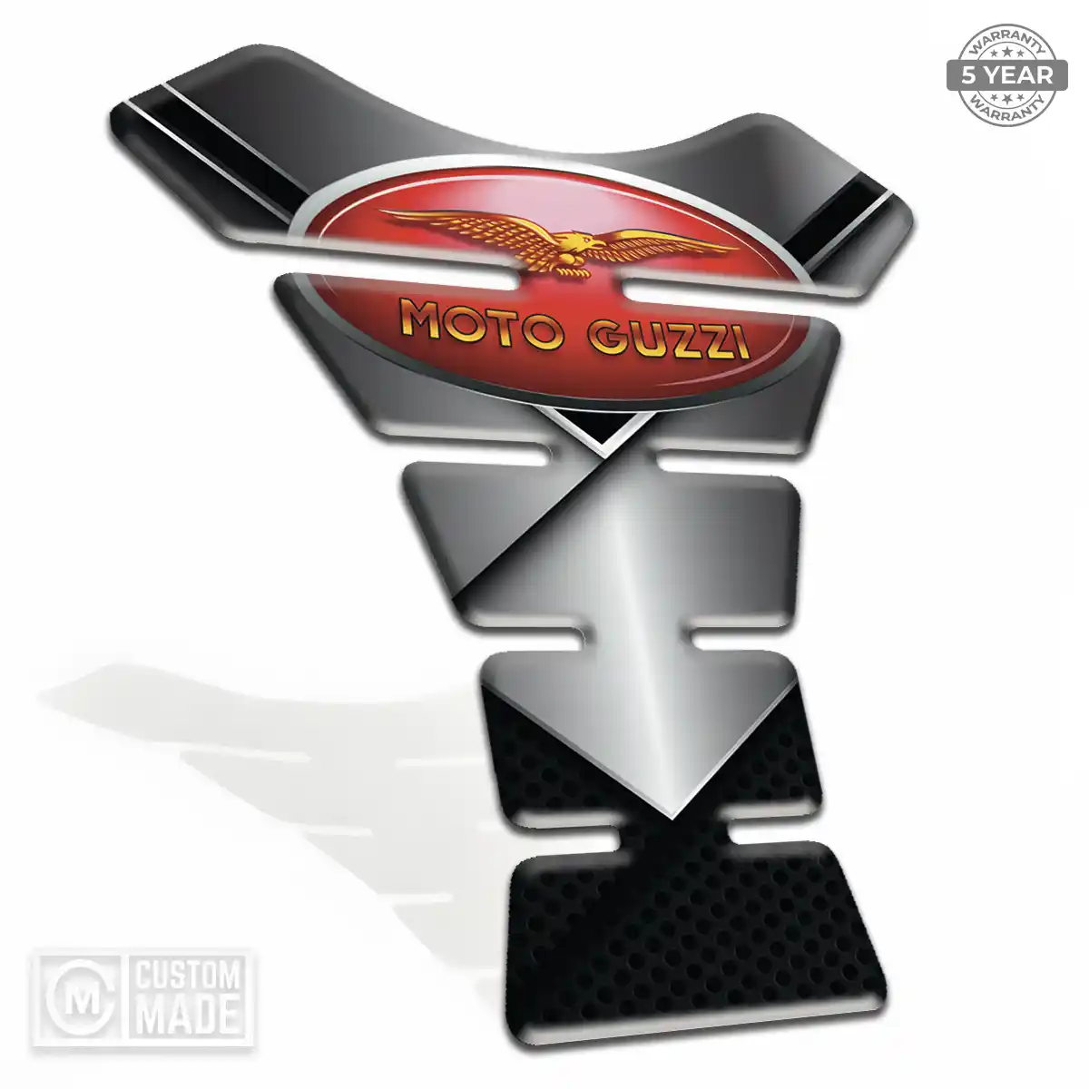 Moto Guzzi Tank Pad Guard Motorbike Refined Design